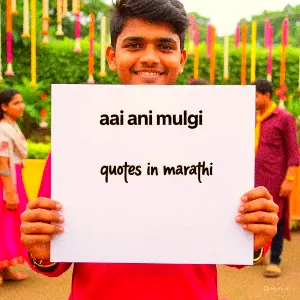 aai ani mulgi quotes in marathi
