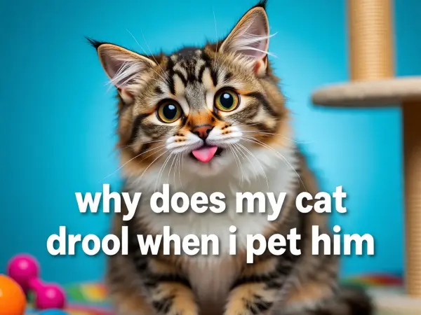 why does my cat drool when i pet him